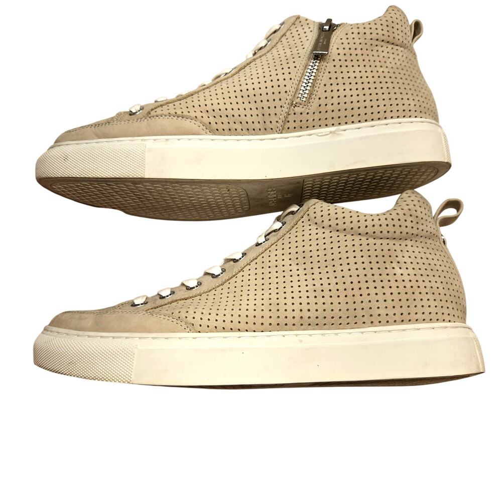 J/Slides 8.5 Ludlow High Top Women's Tennis Shoes Tan Athletic Sneaker 8 1/2